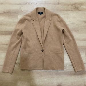 J. Crew Knit Blazer XS Camel